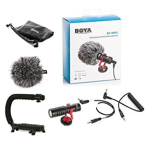 BOYA%20BY-MM1%20MM1%20Compact%20On-Camera%20Video%20Microphone%20Youtube%20Vlogging%20Recording%20Mic%20-%20Image%205