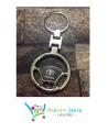 High Quality Steel Toyota Keychain & Keyring - Steering Wheel. 
