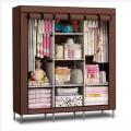 FOLDING WARDROBE 3 DOOR PORTABLE CUPBOARD 5.5 Feet Large. 