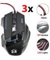 T6 Optical Gaming Mouse 6 Buttons with Changing Color Light Effect. 