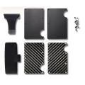 MA Men Card Holder Slim Carbon Fiber Credit Metal Wallet Money Clip. 