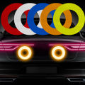 2pcs Night Reflective Strip Warning Stickers Road Reflective Stickers Electric Bicycle Decoration Night Safety Tips. 