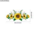 1PCS Removable Sunflower Wall Sticker Kitchen Waterproof Decals Wall stickers For Kids Room Living Room Bedroom Home Decoration. 