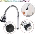 Flexible Kitchen faucet Sink mixer shower neck & Hoes 360 Rotating. 