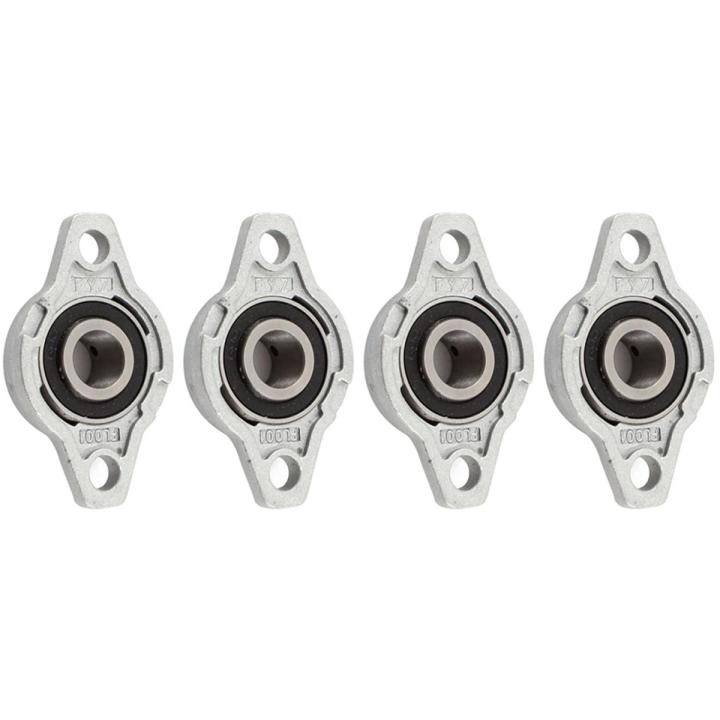 4X Axle Mounted Ball Self Align Pillow Block Bearing 12mm KFL001