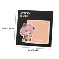 【HOT】 30 Sheets Anime SPY X FAMILY Sticky Note Leave Message Memo Pad Stickers Tearable Memo Pads Notes Index Flags Tab Stationery. 