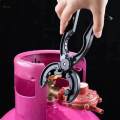 Gas Tank Pressure Reducing Wrench, Cylinder Tank Wrench, Labor Saving Portable Manual Tool 2 in 1 Nutcracker for Liquefied Gas Tank. 