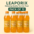LEAPORIX MALL | Gourmet Malta Soft Drink 500ml (Pack of 12) | Non-Alcoholic Sparkling Malt Beverage | Chilled & Refreshing | Ideal for Parties & Everyday Fun. 