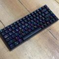 Wireless Gaming Keyboard RED Light keyboard, blue Switch, a versatile mechanical keyboard that offers WIRELESS connectivity. Featuring real RGB backlighting and 61 custom keys, this compact 60% TO 70% keyboard, 2.4G and 3 Bluetooth connection support. 