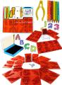 DIY Cartoon stamps for Kids - Clear Scrapbooking Stamp Set Cartoons Stamping Coloring Kit Transparent Outline Drawing Rubber Stamp Set Fun and Learn for Children. 