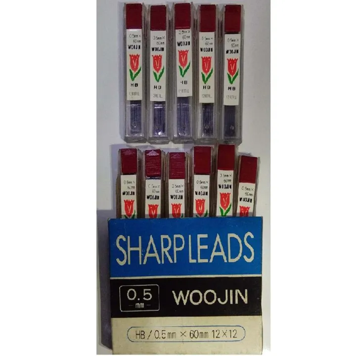 Woodjin%20Mechanical%20Pencil%20Leads%200.5mm%20HB%2012%20tubes%20x%2012%20leads%20in%20a%20tube%20=%20Total%20144%20leads%20-%20Image%202