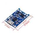 TP4056 Charging Module for 18650 Lithium Battery Charging Module 3.7 to 4.2 volt 1s BMS TP 4056 Charging Board Charger Micro USB 1.2A with discharging Protection 1A 18650 Lithium battery Charger Module Micro USB circuit board for lithium battery best one. 