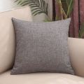 Simple Linen Pillow Living Room Sofa Cushion Bed Head Pillow Chair Back Office Waist Pillow Pillowcase Customization. 