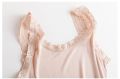 Cotton Camisole Trim Lace Breathable. 