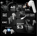 Zero® Carbon Earbuds | Ultra Lightweight, Bluetooth Calling, IPX5 water resistant| FREE Charging Case | High Quality Earbuds & Best Ear Buds for Men, Women, iPhone & Android Users. 