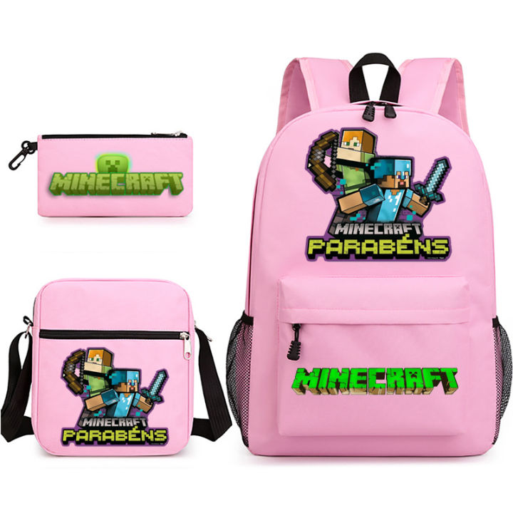 2022%20Top%20Games:%20Minecraft,%20Creeper,%20Backpack,%20Pencil%20Case,%20Shoulder%20Bag,%20Three-Piece%20School%20Bag%20-%20Image%207