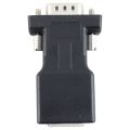 VGA Extender Male To LAN CAT5 CAT6 RJ45 Network Cable Adapter. 