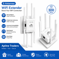 Wireless WiFi Range Extender 8 Antenna Repeater AP Router Mode with LAN Port for Home & Office. 