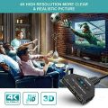 Techole HDMI Switch 4K, HDMI Switch 3 In 1 Out with HDMI Cable，3-Port HDMI Splitter Manual HDMI Switcher, Support 4K 3D 1080P, Plug and Play for Xbox, PS4, PS3, Blu-Ray Player, DVD, HDTV. 