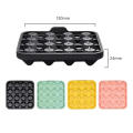 Non-toxic Ice Tray Dishwasher Safe Food Grade Silicone Ice Mold 16 Grid Easy Release  Ice Maker for  Cooling Home   Chilling Kitchen Gadget  Accessory. 