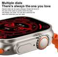 i20 Ultra Smart Watch - max suit 7 in 1 set with earbuds Charging Multi-sport Waterproof Men Women smart watch Revolutionize Your Lifestyle with the i20 Ultra Smart Watch 2.3inch large screen with 7 straps smartwatch call heart rate sleep monitoring. 