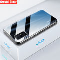 lthmy for Vivo V19 Neo case soft semi-transparent black silicone flexible shockproof cover skin yellowing-resistant crystal clear jelly casing. 