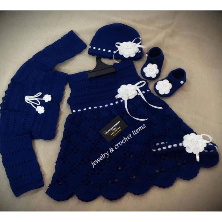 crochet dress for baby/ handmade dress