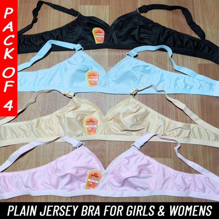 PACK%20OF%204%20-%20PLAIN%20JERSEY%20STUFF%20NON%20PADDED%20BRA%20BLOUSE%20BRAZIER%20FOR%20GIRLS%20&%20WOMENS%20-%20SIZE%2032%20TO%2042%20-%20Image%204