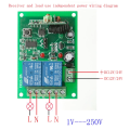 315MHz 433MHz DC 12V 2CH 2 Channel Wireless RF Remote Control Switch Transmitter+ Receiver Relay Switch Module. 