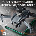 P14 Pro Drone with Dual Camera,GPS,WIFI VR RC Drone, HD 4K Foldable 90° Adjustable Lens, One Key Take Off/Land,Intelligent 360° Obstacle Avoidance, Carrying Case,Auto Return,RC Quadcopter, Altitude Hold, Headless Mode,360° Flip,Toys Gifts for Kids, Adults. 