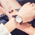 MREURIO Casual Couple Watch Luxury Quartz Leather Watch Lovers Wristwatch For Men Women. 