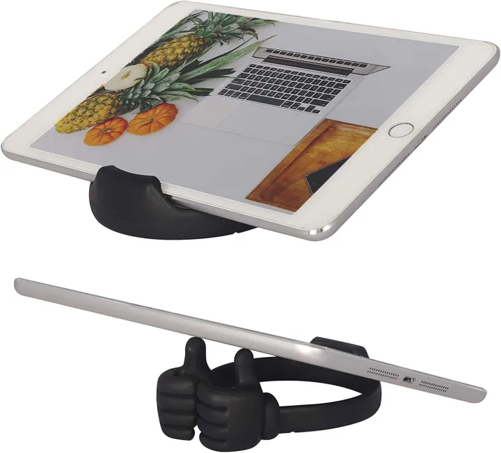 Thumbs-up%20Cell%20Phone%20Stands,%20Tablet%20Display%20Stands,%20Cellphone%20Holder,%20Mobile%20Smartphone%20Mount%20Cradle%20for%20Desk%20Desktop%20%E2%80%93%20Universal%20Multi-Angle%20Cute,%202%20Packs,%20Black%20-%20Image%205