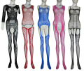 Full Body Ladies Body Stockings for Women Stretchable in Free Size Black Stockings. 