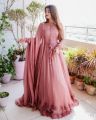 STITCHED | READY TO WEAR | WOMEN DRESS |Double Layered Border Front & Back Lace work Long Flare Maxi With Plain Dupatta 3Pcs (Eid Collection). 