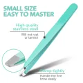 1Pcs 4 Color Professional Eyebrow Tweezers Tongs Trimmer Profiler For Eye Brows Facial Nose Hair Removal Makeup Remover Tools. 