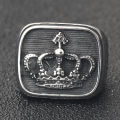 Man Jewelry Stainless Steel Vintage King Crown Ring Signet Bands For Men, Punk Vintage Style. 