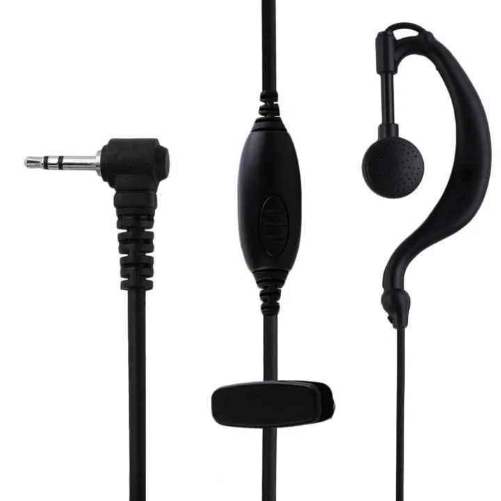 Professional%202.5mm%20G%20Shape%20Clip%20Ear%20Headset/Earpiece%20Mic%20For%20Motorola-black%20-%20Image%202