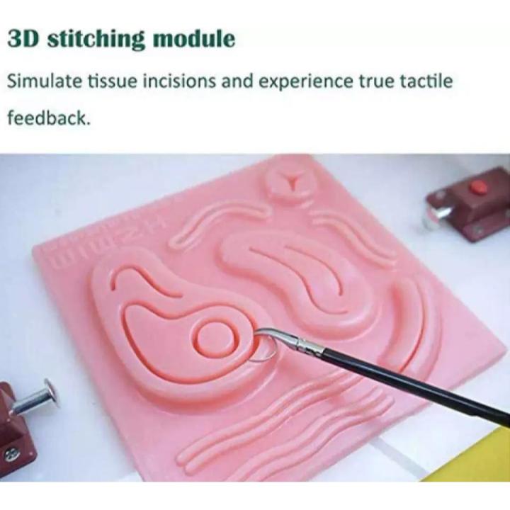 Silicone Suture Laparoscopic simulator 3D Stitching Module Skin Suture Module