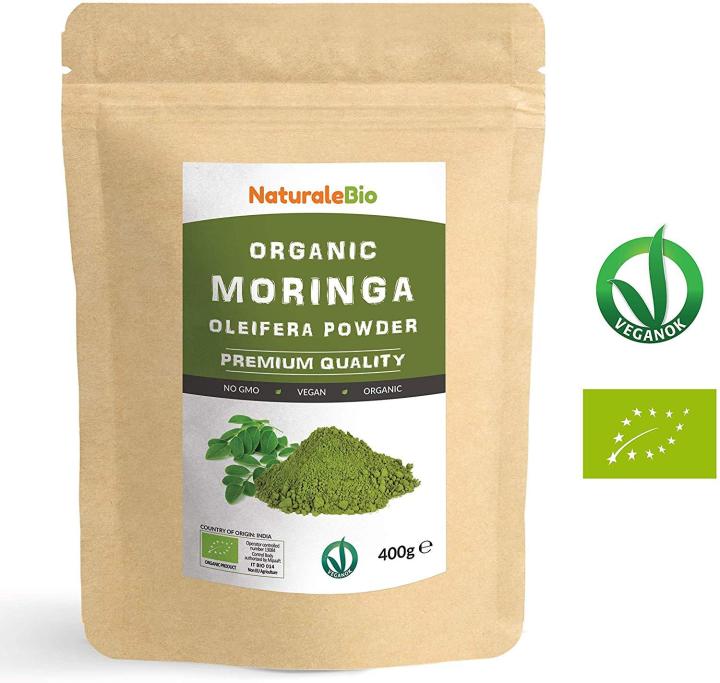 Organic Moringa Oleifera Leaf Powder 400g | Daraz.pk