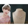Kpop Atiny ATEEZ Songhwa Hongjoong Mingi Beads Necklace Idol Same Choker Youth Group Bangle for Women Men Gift Jewelry. 