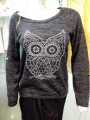Black color sweater for females in woolen material by AAIMAs. 