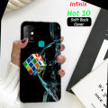 Infinix Hot 10 Back Cover - Art Soft Case Cover. 