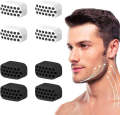 Jawline Exerciser Double Chin Reducer – Silicone Face Toner & Neck Slimmer – Sharp Jaw Trainer for Men & Women – Chiselled Jawline Workout Tool – Easy to Use, Reusable & Portable Face Fitness Device. 