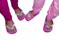 Kids FlipFlopers Shoe Slippers for Girl Toddler Kids - Girls Flat Slipper - Girls Flip Flopper Chappel  (1 Pair). 