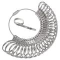 0-13 Ring Sizer Measuring Tool Set Metal Ring Sizers Metal Ring Gauges Finger Sizer & Ring Mandrel. 