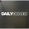 Daily Driven Sticker V2 Slammed Stance Funny Drift Lowered car Window Decal,. 