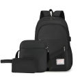 3 in 1 Laptop Backpack Men, Women Business Water Repellent Hidden Zipper Backpacking Trip USB Charger Male Bag. 