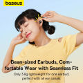 Baseus WM02 Wireless Earphones TWS Bluetooth 5.3 Headphones, Mini and compact Comfortable wear, 25 hours Long Battery Life. 