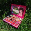 BELZGMEE 24 Colors Fashion Girl Matte Eyeshadow Palette Book Glitter Blush Eye Shadow Professional Makeup for Festival Eyes Face. 