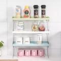 1 Piece Folding Stack up shelf Kitchen Organizer Cabinet Shelves foldable Shelf Stand SpiceJars Rack Cupboard Storage Support 1 Tier Kitchen accessories Pantry Organizer. 